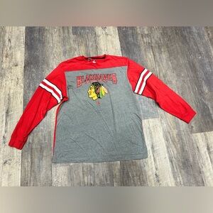 Adult Sz. XL Majestic Chicago Blackhawks Long Sleeve Shirt
